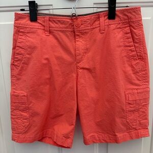Eddie Bauer Rip Stop Active Coral Shorts